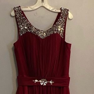 Formal/Prom burgundy dress